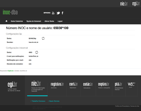 E-mail contendo link para a definição de senha no portal de administração