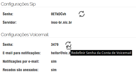 E-mail contendo link para a definição de senha no portal de administração