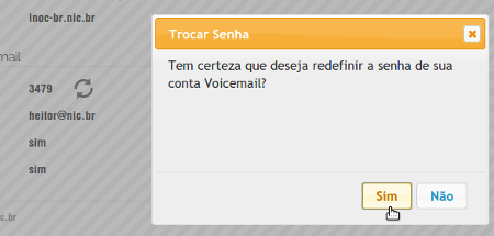 E-mail contendo link para a definição de senha no portal de administração
